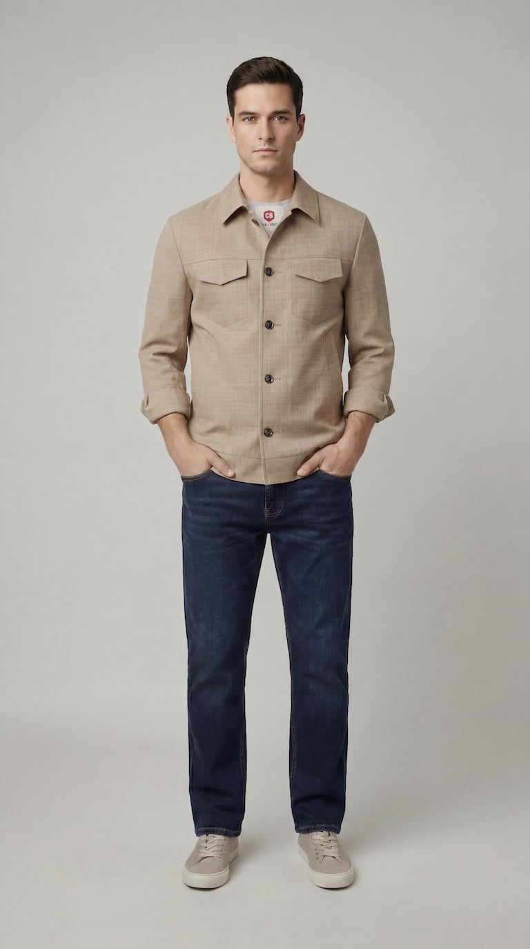 Example NotShot render for jacket catalog photography